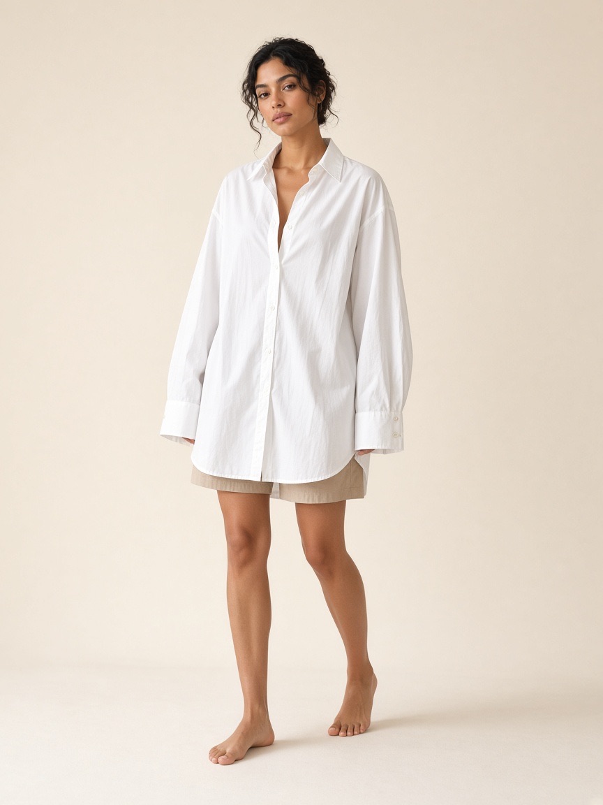 Camisa oversized branca