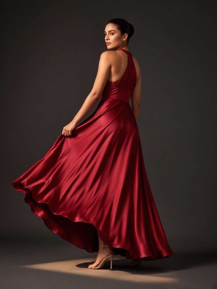 Vestido Longo Rubi